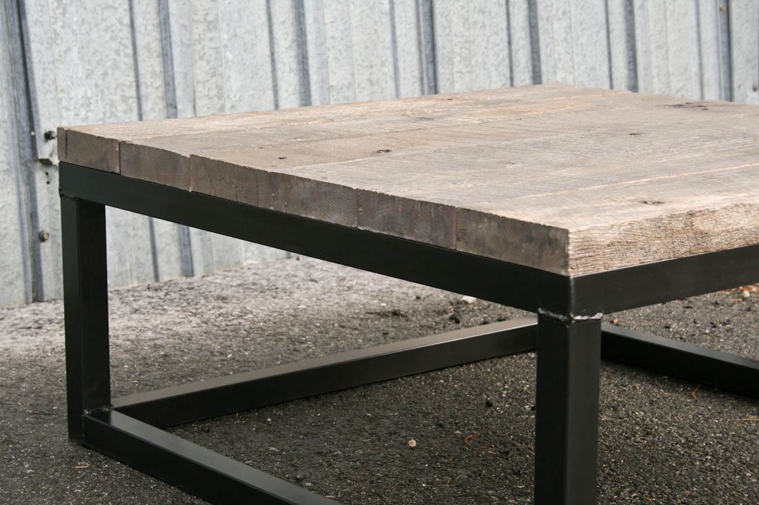 Combine 9 | Industrial Furniture – Reclaimed Wood Coffee Table