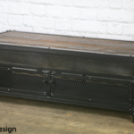 Modern industrial lift coffee table
