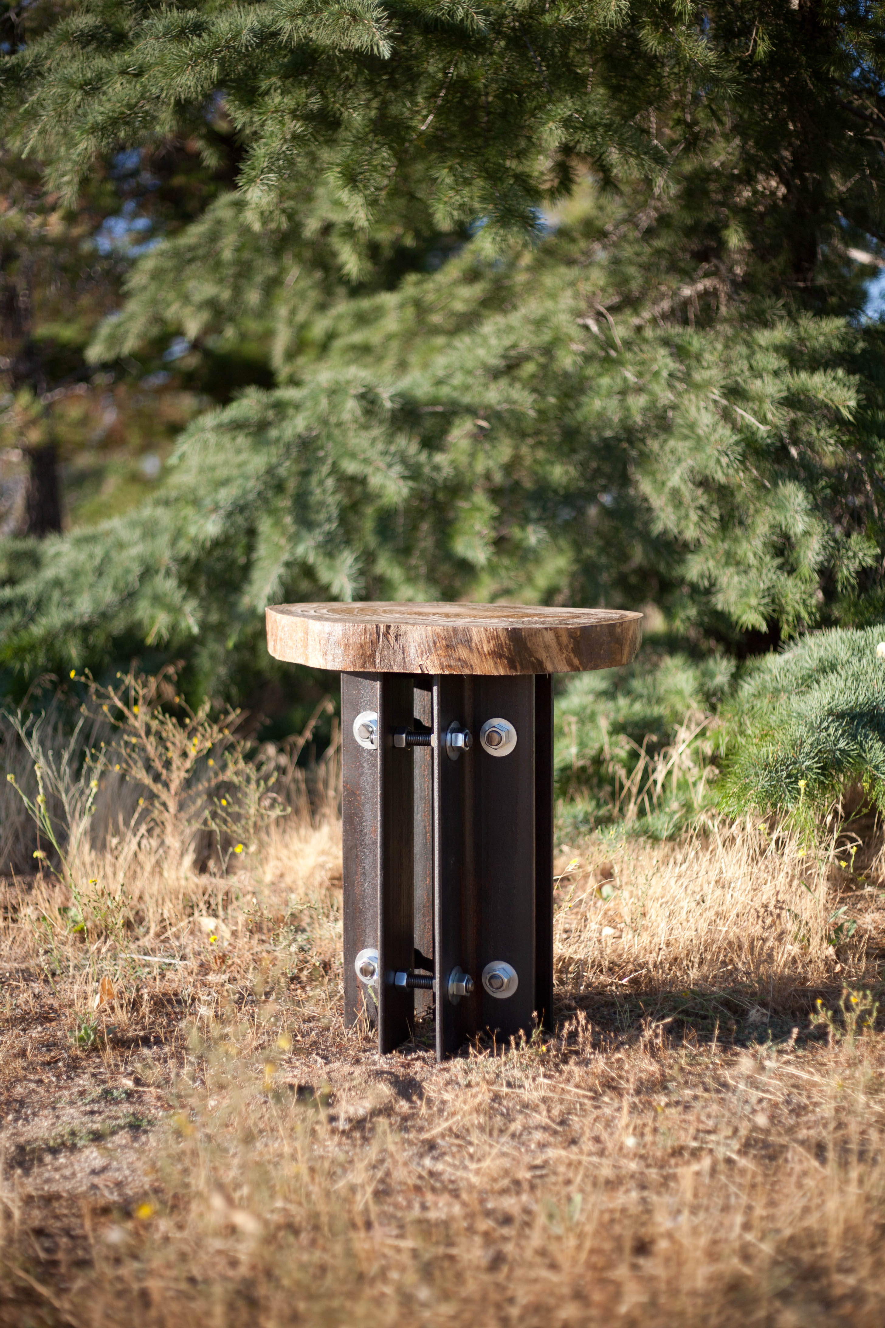 Combine 9 Industrial Furniture Unique Industrial End table, side table