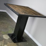 industrial bistro table