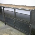 reclaimed wood sideboard