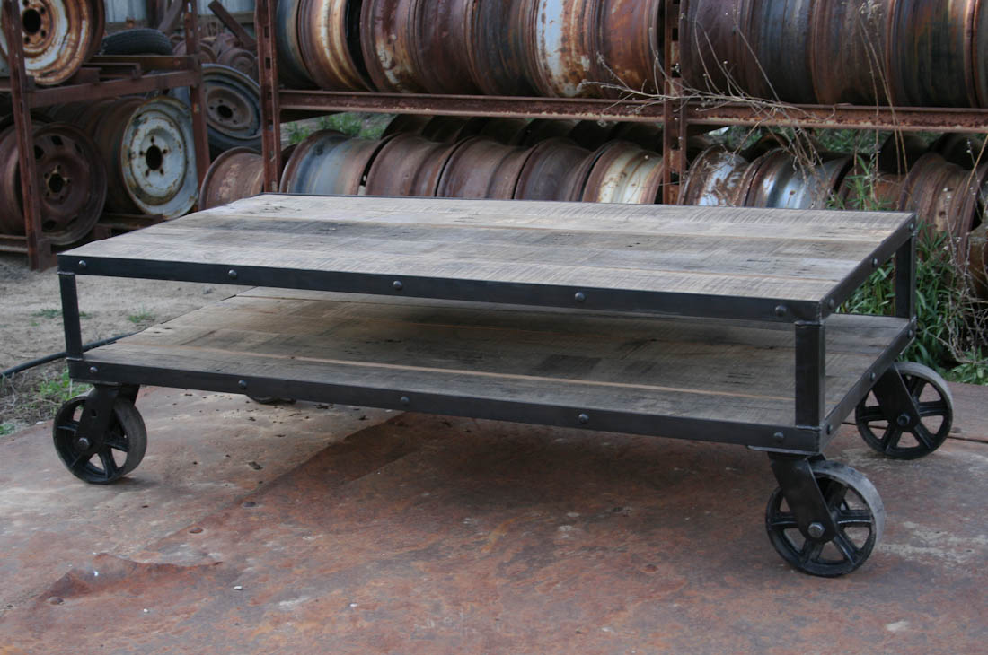 Coffee Table Industrial/Rustic Combine 9 Industrial Furniture