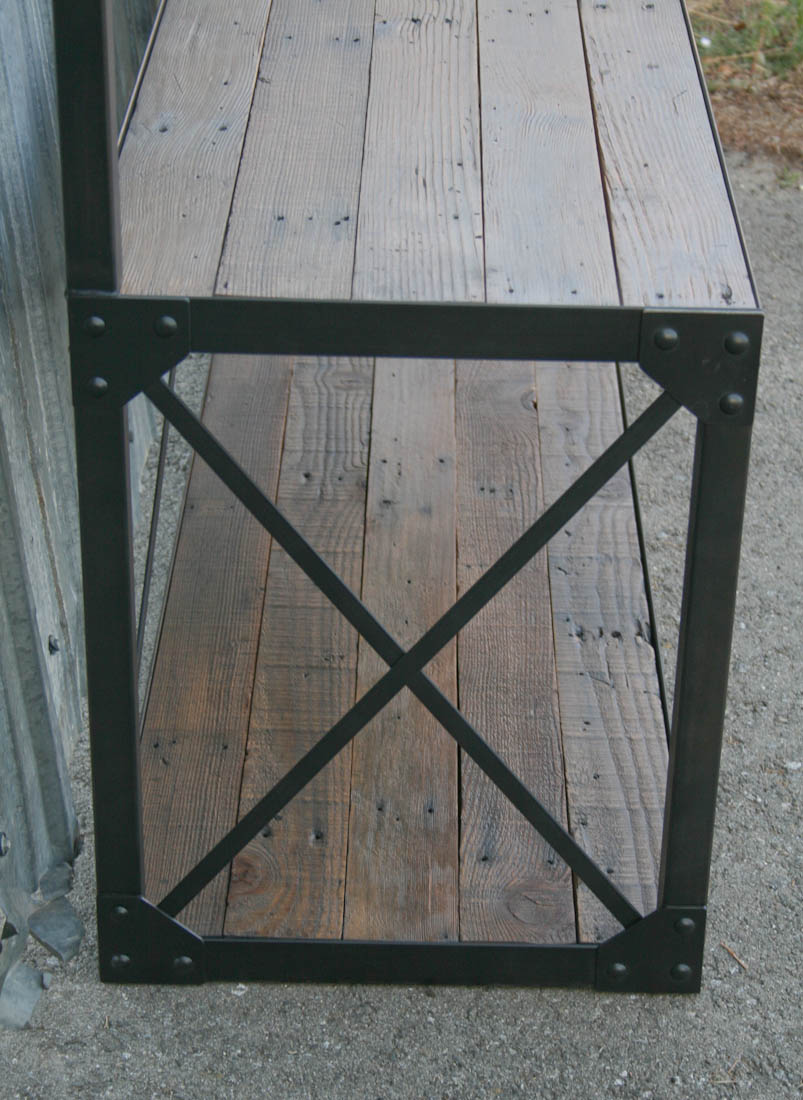 Industrial Coat Rack with Bench Combine 9 Industrial Furniture