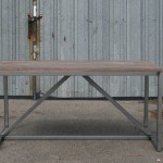 modern industrial table