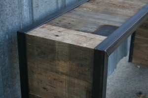 rustic sofa table