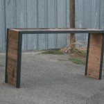 barnwood console table