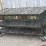 tv stand with casters