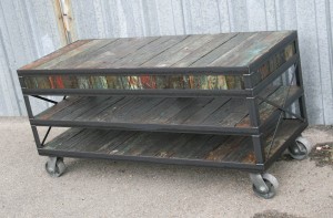 tv stand with casters