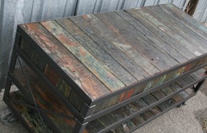 reclaimed wood tv stand