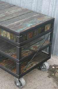 industrial tv stand