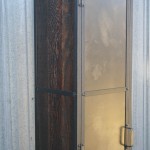 reclaimed wood pantry