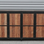 reclaimed wood TV Lift Cabinet