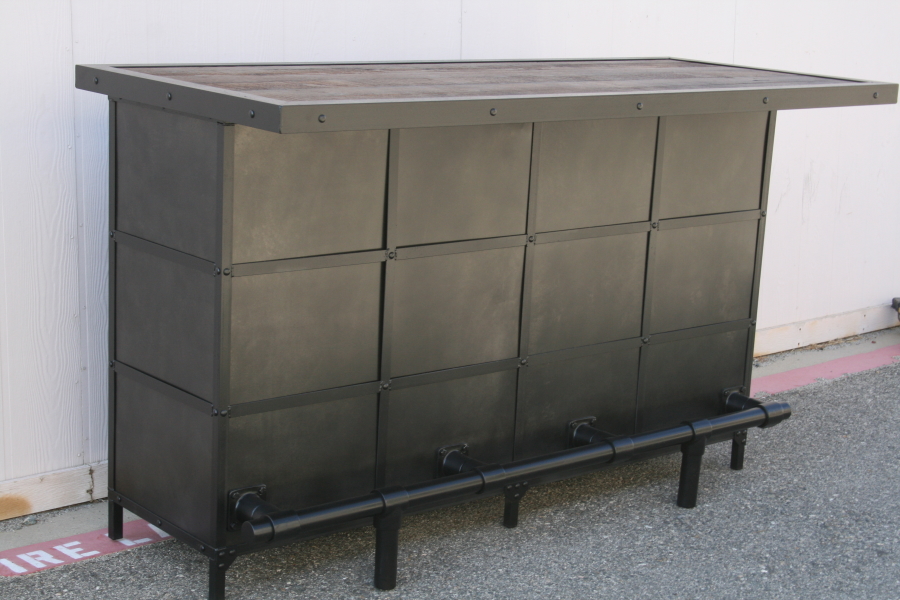Modern Industrial Wet Bar Combine 9 Industrial Furniture