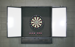 industrial Dartboard cabinet