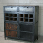 industrial wine cabinet