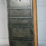 Modern industrial filing cabinet