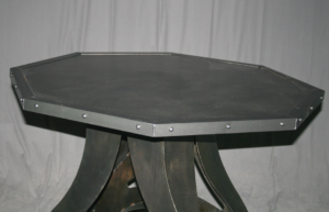 modern industrial bistro table