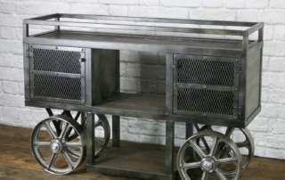Industrial trolley bar cart