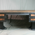 Vintage reclaimed wood desk
