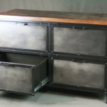 Industrial Style file cabinet
