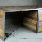 Reclaimed wood desk