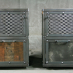 Small industrial file cabinet