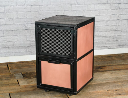Copper Filing Cabinet, Industrial Office Filing Cabinet